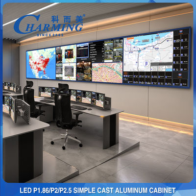 Crashproof 200W LED-binnenmuur, 4K P2.5 naadloos vast LED-scherm