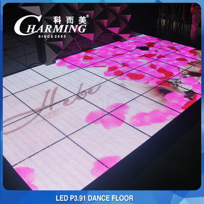 Waterdichte P3.91 Disco-vloerverlichting, multiscene-verlichting op vloerpanelen