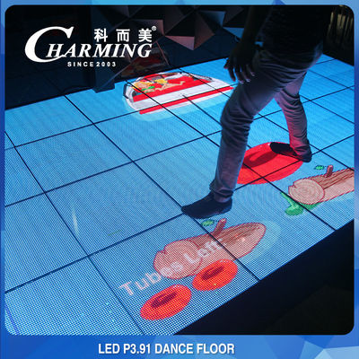 Anti-slijtage IP53 dansvloer ondergronds LED-scherm gehard glas