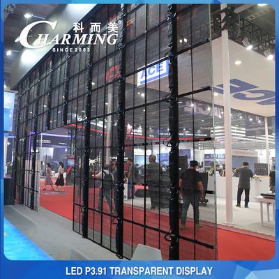 Winkelcentrum Advertentie P3.91 Transparent LED Video Wall 4K Indoor