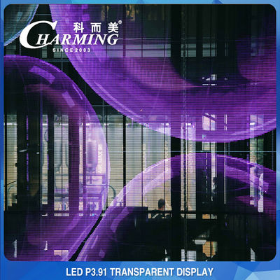 Winkelcentrum Advertentie P3.91 Transparent LED Video Wall 4K Indoor