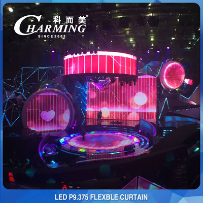 UV-bestendige flexibele LED-videomuur 3840 Hz 16 bit Praktisch