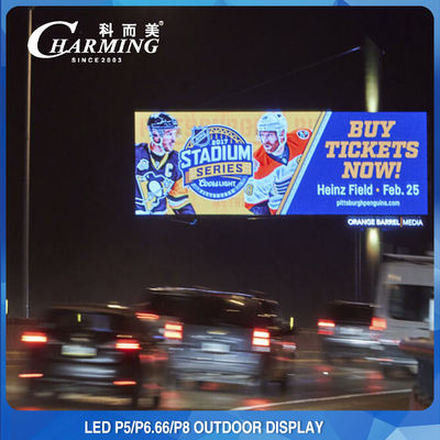 Praktisch P8 Outdoor LED Videowall Billboard Scherm 120x120