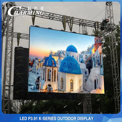 Buiten podium led muur P3.91 Huur Led Display 4K hoge helderheid