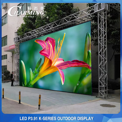 P3.91 Outdoor LED Video Wall Display Novastar-systeem voor podiumverhuur