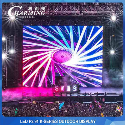 Buiten podium led muur P3.91 Huur Led Display 4K hoge helderheid