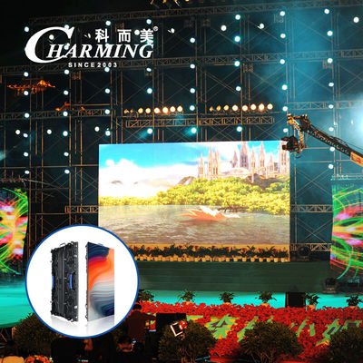 P3.91 LED-videowandscherm Buiten Huur Panelen Evenementen Podiumconcert 3840HZ Hoog verfrissend