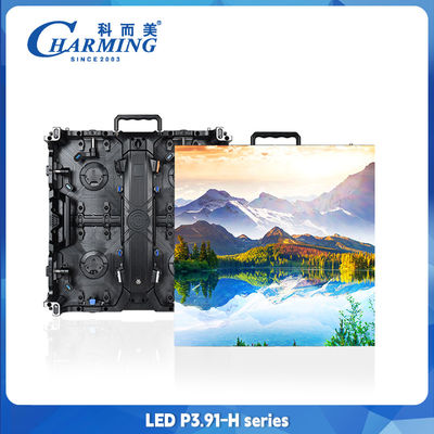 Buitenverhuur LED-scherm Aluminiumlegering P3.91 Full Color LED Video Wall
