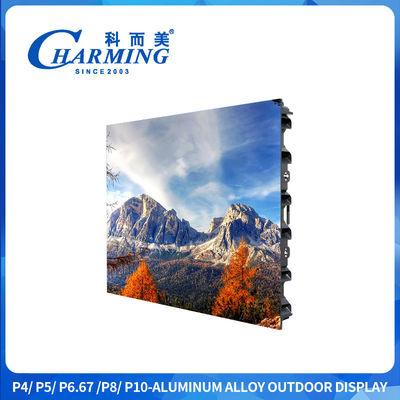 P4 P5 P6.66 Outdoor LED Video Wall 5500nits IP65 Waterdicht Magnesium legering voor digitale billboard signage