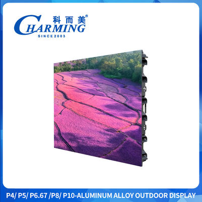 P4 P5 P6.66 Outdoor LED Video Wall 5500nits IP65 Waterdicht Magnesium legering voor digitale billboard signage