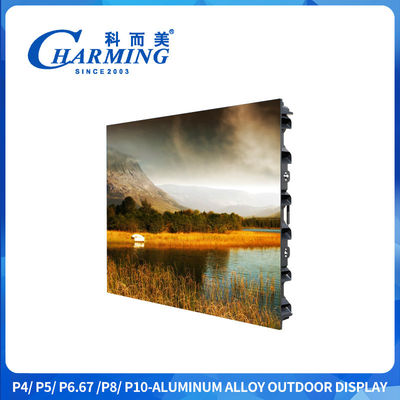 P4 Buiten IP65 Sxey Video Led Display Screen Aluminium legering Kasten materiaal
