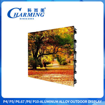 Led Advertising Screen Outdoor P4 Outdoor Led Display Screen Panel met 5500CD/M2 hoge helderheid