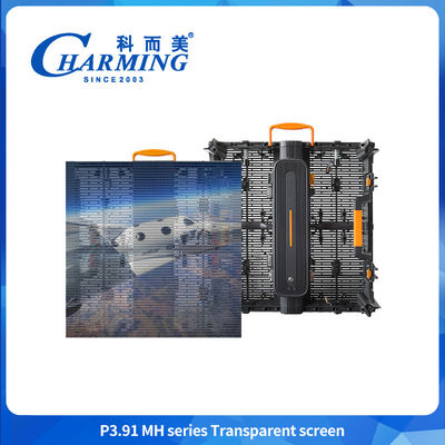 P3.91 -7.8 Doorzichtig Led Display Screen Kleefscherm Op Glas Venster Led Display
