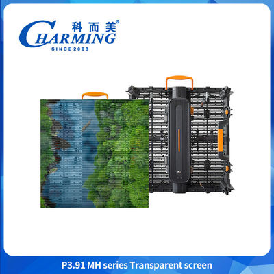 Transparent Flexibel Led Display P3.91MH Series Transparent Screen Ultradun waterdicht Transparent Screen