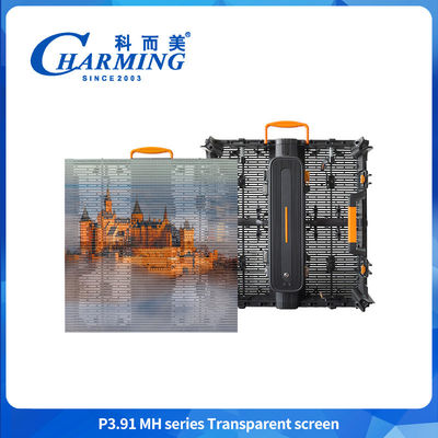 500*1000mm 1000*1000mm Buitendoorzichtig LED-display Reclame LED-doorzichtig scherm