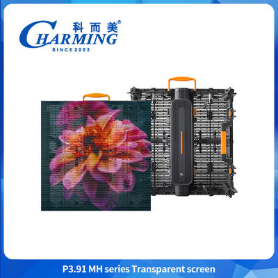 Full Color P3.91 Transparent Outdoor Led Display HD Transparent Led Display Screen Voor reclame