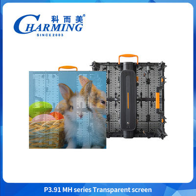 5000nits P3.91 Buiten Led Transparent Video Wand Glas Led Display