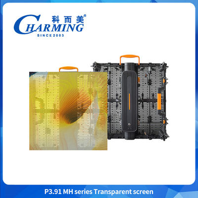 Buiten IP65 P3.91-P7.8 Transparent Glas 3D Led Display Video Wand Display