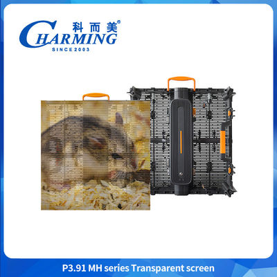 Winkelcentrum 3.91mm Hd Transparent Screen Waterdicht LED Video Wall Voor Reclame