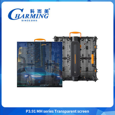 Full Color P3.91 Transparent Outdoor Led Display HD Transparent Led Display Screen Voor reclame