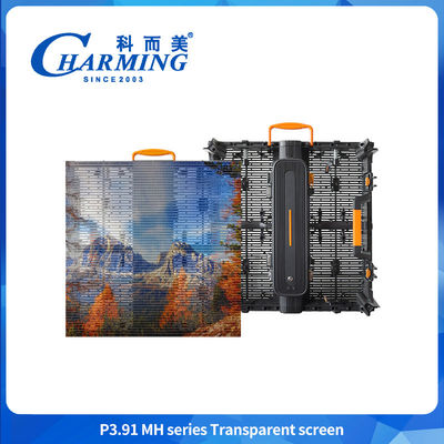 Buitenshuis Vaste SMD LED Display Screen Transparent Glass Led Video Wall 4K
