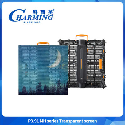 P3.91 Winddicht Net Led Panel Multiscene 500*500 mm Transparante reclame-scherm