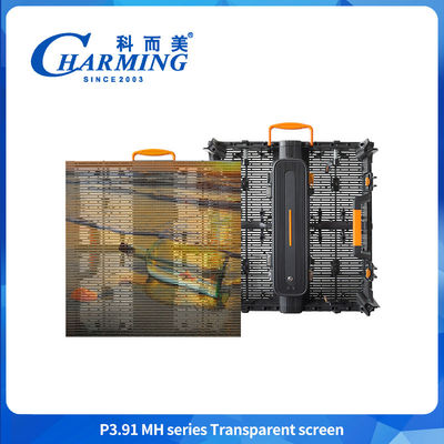 Buiten waterdicht Magnesium legering P3.91 Advertentie LED Gebouw LED Transparent Screen