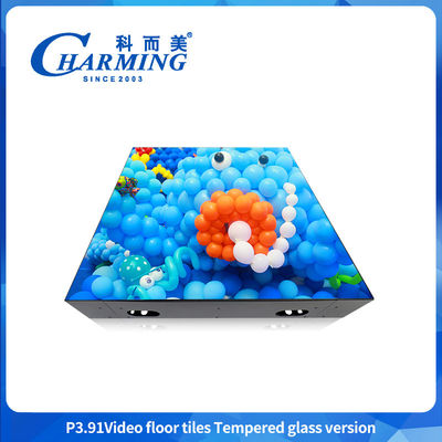 500X500MM P3.91 China Led Display Led Panel voor reclame GOB Magnetische led dansvloer voor feest en bar