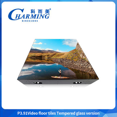 Ip65 Gevorderde bescherming tegen water en vlekken 4k Rgb Full Color Luminous Video Dance Floor P3.91 Led Dance Floor Screen Nightclub