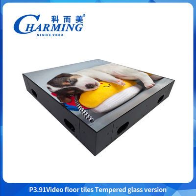 500x500MM GOB P3.91 Led Indoor Dance Floor IP65 Waterdicht Led Display HD Sexy Video For Event