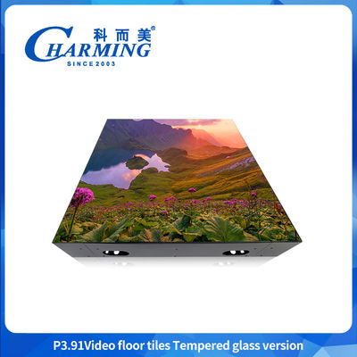 2025 Groothandel P3.91 Led 3d Dansvloer Transparent Glasvloer Dans Led Display