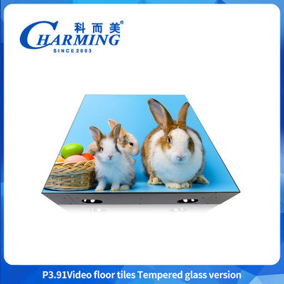 2025 Groothandel P3.91 Led 3d Dansvloer Transparent Glasvloer Dans Led Display
