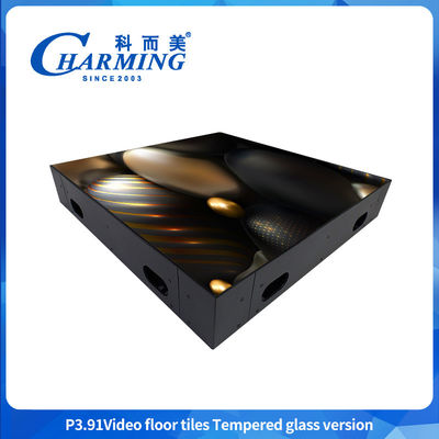 P3.91 Tempered Glass Model Ultra-Clear Display Video Dancing Floor Tiles voor binnen- en buitenverhuur