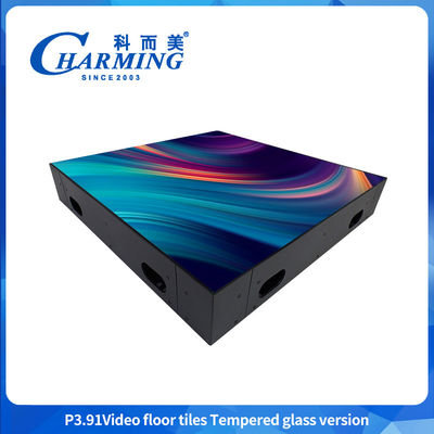 IP65 WATERROOF P3.91 VIDEO VLOERTEILEN TEMPERED GLAZ VERSIE