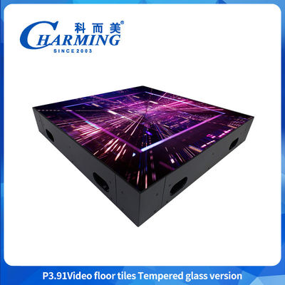 500*500mm Mobiele DJ Stage Video Floor Tile Screen Indoor en Outdoor 3D LED Screen Voor Wedding Bar Club