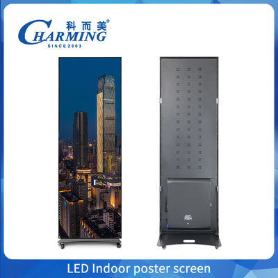 Draagbare Smart Wifi Stand Hd P1.86 P2 Digitale advertentie LED-poster-schermen