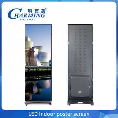 High Refresh 4K LED Stand Poster Display P1.86 P2 P2.5 Indoor Panel Player LED Screen Poster Display voor winkelcentrum