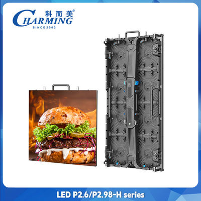 Verhuur LED-scherm Indoor Outdoor Full Color Led muur P2.6 Led Video muur 500x500mm Giet aluminium scherm