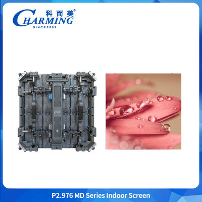 Verhuur van LED-muur advertentie binnen LED-display P3.91 P2.98 flexibel interieur advertentie gebogen podium led scherm