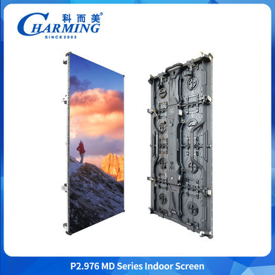 Verhuur van LED-muur advertentie binnen LED-display P3.91 P2.98 flexibel interieur advertentie gebogen podium led scherm