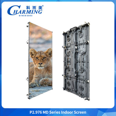 Verhuur van LED-muur advertentie binnen LED-display P3.91 P2.98 flexibel interieur advertentie gebogen podium led scherm