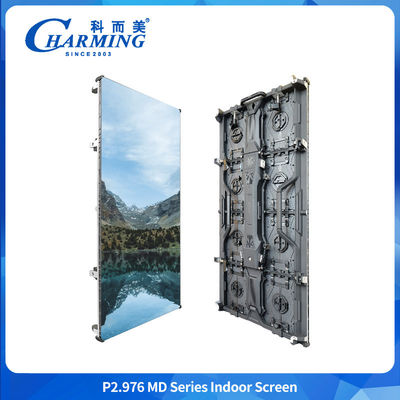 Advertentie LED-schermen Hoogoplossend gebogen creatief beeldscherm Videowand P2.9 Indoor Flexibel LED-scherm