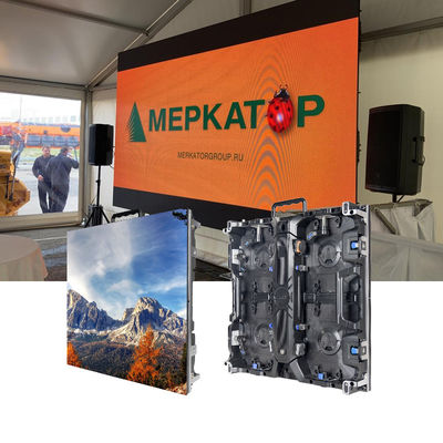 Hoge vernieuwingsfrequentie, heldere kleuren P2.976 LED OutdoorScreen voor basketbalveld, restaurant, tentoonstelling