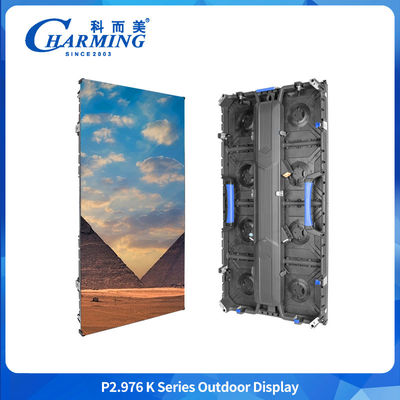 Hoog verfrissend P2.6 Indoor Rental Led Screen 7680hz LedWall Display 500*500mm Fast Food Indoor Led