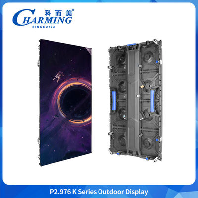 Sterke starre werktemperatuur -20°C-60°C P2.976 K RGB-kleur LED-bord Led-wandscherm met een hoge verversingsfrequentie