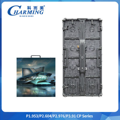 P2.9mm Full Color Led Panel Indoor Curved Backdrop Aluminiumkast Led Screen Display voor reclame