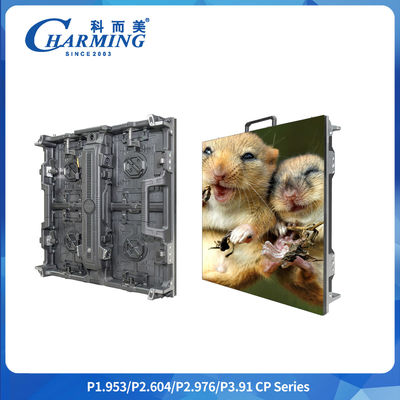 Naadloos splitsen P1.9 P2.64 P2.98 Flexibel binnenshuis gebogen led schermpaneel P3.91 Met verstelbare boog slot en schaal