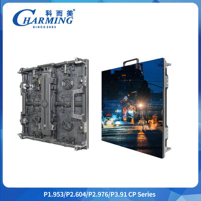 Naadloze CP-serie P3.91 boogregeling 7kg Kasten Naad Smd1921 Grote reusachtige prijs Advertentiepanelen Hd Flexible External Outdoor Display Led Tv Screen