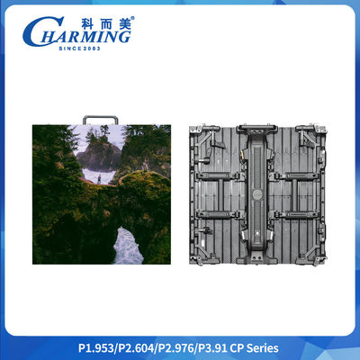 Afmeting 500x500/500x1000mm P2.6/2.98/3.91 CP-serie Indoor LED Video Wall met boogregulator Maximale hoek 22,5°