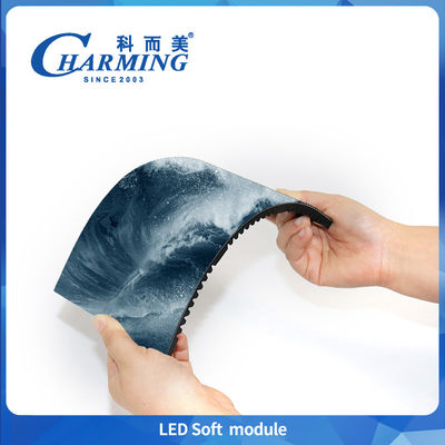 True Color Indoor P3 P4 Soft Module Curved Flexible Led Display Screen Voor gebruik in cilindrische kolommen